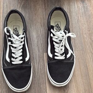 Vans Black and White Old Skool Sneakers